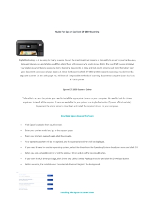epson eco tank scanning