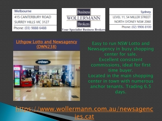 News Agencies for Sale in AU PPT