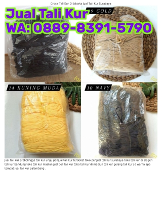 Ö88ᑫ.8ᣮᑫl.5ᜪᑫÖ (WA) Jual Tali Kur Di Samarinda Tali Kur 1 Meter