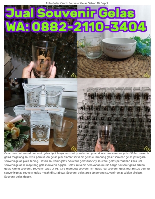 Ö88ᒿ~ᒿllÖ~౩4Ö4 (WA) Ukuran Gelas Souvenir Souvenir Gelas Pernikahan Kaca