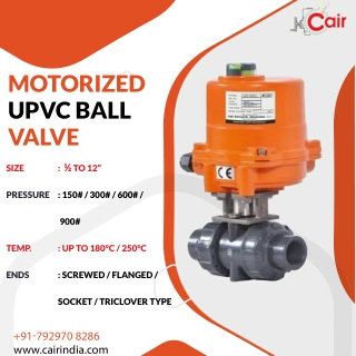 Motorized UPVC Ball Valve