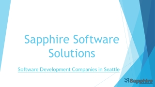 Software Development Companies in Seattle