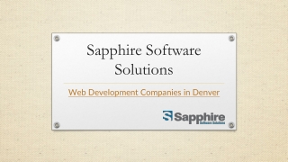 Web Development Companies in Denver