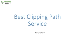 Best Clipping Path Service