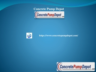 Pre-owned Concrete Pumps, concretepumpdepot