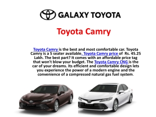 Toyota Camry ppt