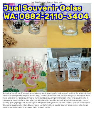 O882·2IIO·౩ԿOԿ (WA) Souvenir Pernikahan Gelas Pink Jual Souvenir Gelas Murah Sol