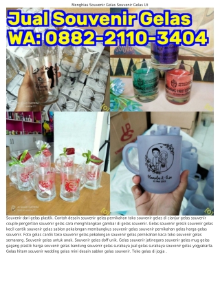 Ö882~2IIÖ~౩4Ö4 (WA) Toko Gelas Di Jogja Harga Souvenir Gelas Besar