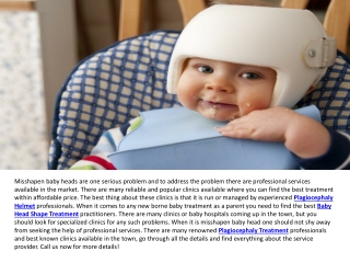 Plagiocephaly Treatment & Plagiocephaly Helmet UK