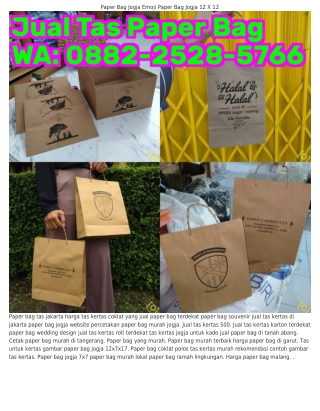 088ᒿ–ᒿ5ᒿ8–5ᜪϬϬ (WA) Paper Bag Ziplock Paper Bag Jogja 40