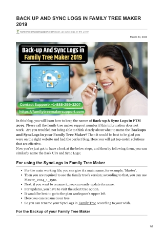 familytreemakersupport.com-BACK UP AND SYNC LOGS IN FAMILY TREE MAKER 2019