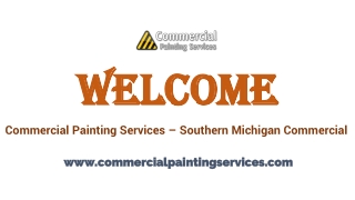 Welcome To Commercial Painting Contractor