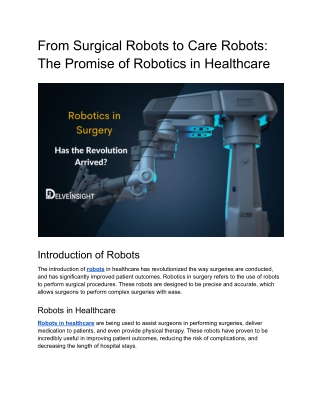 Robotics in Surgery_ Has the Revolution Arrived