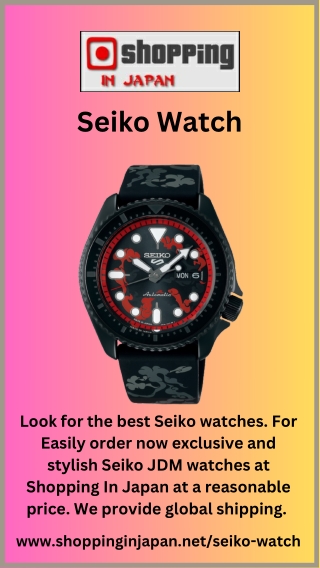 Seiko JDM Watches Watches