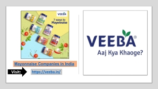 Mayonnaise Companies in India