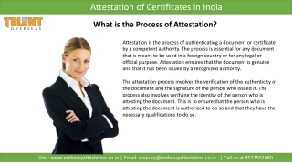 What is the Process of Attestation?