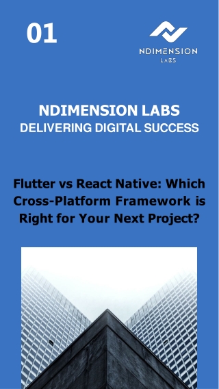 Flutter vs React Native Which Cross-Platform Framework is Right for Your Next Project