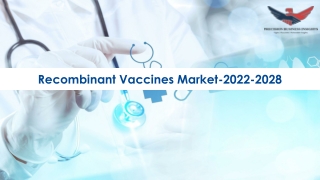 Recombinant Vaccines Market Size, Trends,  Demand Analysis 2022-2028