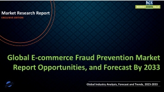 E-commerce Fraud Prevention Market Report Opportunities, and Forecast By 2033