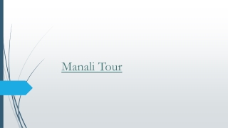 Best Manali Packages for Your Fantastic Vacations at Affordable Price
