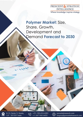 Polymer Market Will Generate $946,991.38 Million Worth by 2030
