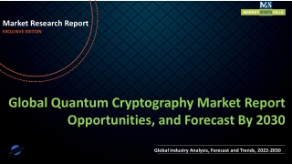 Quantum Cryptography Market Report Opportunities, and Forecast By 2030