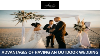 Advantages Of Having An Outdoor Wedding