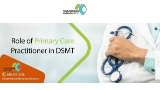 Role of Primary Care Practitioner in DSMT