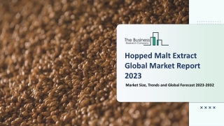 Hopped Malt Extract Market