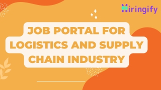 job portal for logistics and supply chain industry