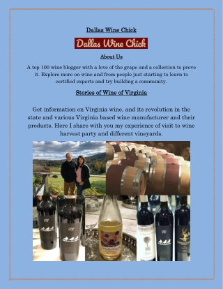 Wine from Virginia