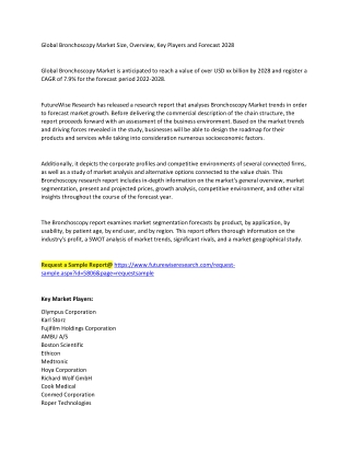 Bronchoscopy market