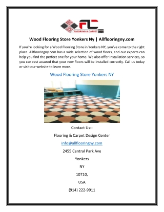 Wood Flooring Store Yonkers Ny | Allflooringny.com