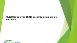Easy guide to fix QuickBooks Error 15311 instantly