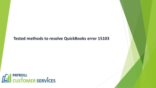 A must follow guide to resolve QuickBooks Error 15103 quickly