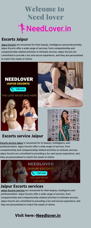 Escorts service Jaipur