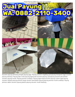 O882.211O.౩ᏎOO (WA) Grosir Payung Jogja Payung Souvenir Vinyl