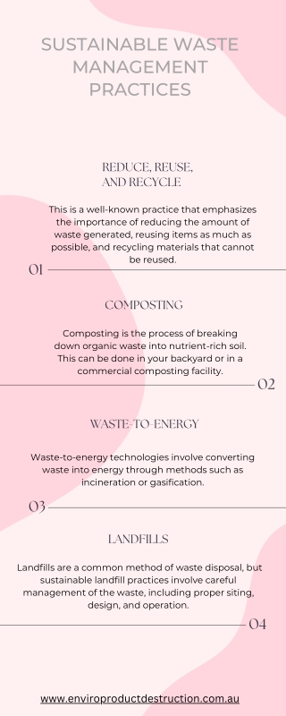 sustainable waste management practices