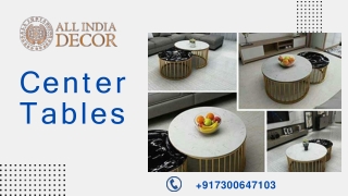 Buy Center Tables for Living Room