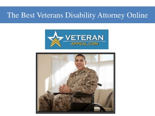 The Best Veterans Disability Attorney Online