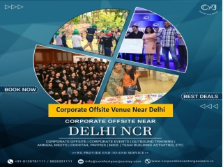 Corporate Offsite Venue Near Delhi - Corporate Outing Near Delhi