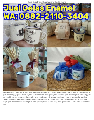 088ᒿ~ᒿll0~౩404 (WA) Souvenir Gelas Enamel Jogja Grosir Gelas Kaleng Jadul