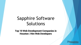 Web Development Companies in Houston