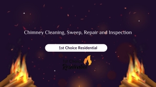 Chimney Cleaning, Sweep, Repair and Inspection