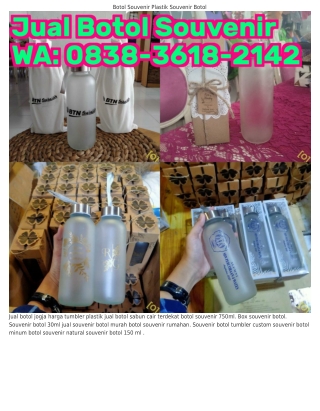 Ô8ᣮ8_ᣮᏮl8_2lᏎ2 (WA) Jual Tumbler Custom Contoh Souvenir Dari Botol
