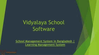 School Management System in Bangladesh