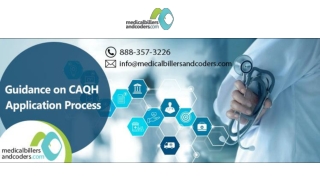 Guidance on CAQH Application Process