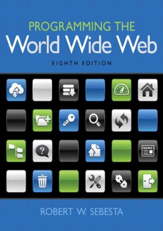 [DOWNLOAD]⚡️PDF✔️ Programming the World Wide Web