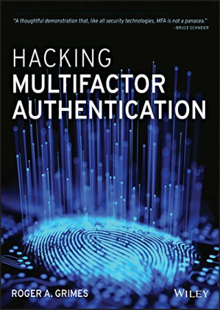 ❤️PDF⚡️ Hacking Multifactor Authentication