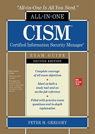 PDF✔️Download❤️ Cism Certified Information Security Manager All-In-One Exam Guid